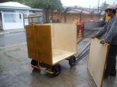 carrinho plataforma com 4 rodas- mod esp